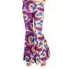 Image de Pantalon Rainbow Tie Dye Flares - Femme