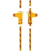 Image de 8 Pailles papier Get Wild 19,7 cm