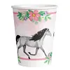 Image de 8 Gobelets papier Beautiful Horses 250 ml