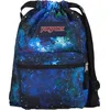 Image de JanSport sac à dos sac de gym Drawsack Backpack 14L Cyberspace Galaxy multicolore