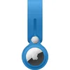 Image de Boucle en silicone pour l'Apple AirTag - Bleu Capri