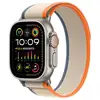 Image de Apple Watch Ultra 2 GPS + Cellular, Boitier en titane or de 49 mm avec Boucle alpine Beige, Orange, S/M - Neuf