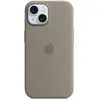 Image de Coque en silicone avec MagSafe pour iPhone 15 Argile - Neuf