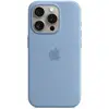 Image de Coque en silicone avec MagSafe pour iPhone 15 Pro Bleu d hiver - Neuf