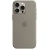 Image de Coque en silicone avec MagSafe pour iPhone 15 Pro Max Argile - Neuf