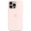 Image de Coque en silicone avec MagSafe pour iPhone 15 Pro Max Rose pâle - Neuf