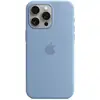Image de Coque en silicone avec MagSafe pour iPhone 15 Pro Max Bleu d hiver - Neuf