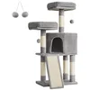 Image de Griffoir Pour Chat, Maison Pour Chat 115 Cm, Rampe Griffoir