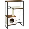 Image de Griffoir Pour Chat Meuble 2 En 1 Vintage Marron Lumarko !