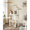 Image de FEANDREA Arbre à chat, peluche 500 g/m², 138cm, facile à nettoyer, stabilité, moderne greige