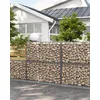 Image de Songmics   Gabion Pour Pierre   Lot De 4   Dimensions 100x50x50cm   Maille 5x10cm   Acier Galvanisé   Pour Murs Et Décorations De Jardin