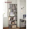 Image de Vasagle - Bibliothèque, Étagère À 6 Niveau, Meuble De Rangement, Cloison Séparateur, Pour Salon, Chambre, Bureau, Style Moderne, Grège