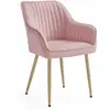 Image de Chaise Rembourrée Rose Pastel