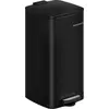 Image de Poubelle 30 Litres Avec Seau Intérieur, Soft-Close Et Ouverture Verrouillable, Noir D'encre Songmics
