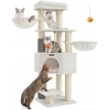 Image de Arbre à chat avec couvertures auto-chauffantes pour chats 50 x 50 x 160 cm