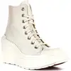 Image de Converse Chuck 70 De Luxe Wedge Squared Damen Textil Keilabsatz Sneaker in Weiß - 7 UK - 40 EU - 9 US / White