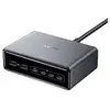 Image de Chargeur secteur ANKER Prime 200 W GaN 4 USB-C 2 USB-A Gris foncé - Neuf