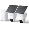 Image de Eufy SoloCam E30 (2-Pack) + Homebase 2, Caméra IP de sécurité, extérieur, sans fil, murale, blanc, dôme