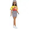 Image de Poupée Barbie Fashionistas (Flamin Top + Checkered Skirt)