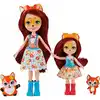 Image de Mattel, Enchantimals Felicity Fox + petite sur, marron