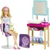 Image de Mattel HCM82 - Barbie Masques faciaux pailletés Set de jeu journée bien-être