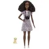 Image de Barbie GTN65 - Poupée blonde gymnaste rythmique (30 cm env.) avec tenue de gymnastique métallique chatoyante, 2 massues et un ruban, super cadeau pour les enfants de 3 ans et plus