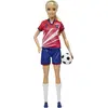 Image de MATTEL Poupée Barbie football rouge HCN17