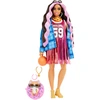 Image de Barbie Extra Poupée Basketball Jersey, Poupée à habiller, Poupée de mode