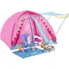 Image de Barbie Tente de camping Set de jeu avec 2 poupées & accessoires