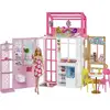 Image de Coffret Maison de Poupée à 2 niveaux avec Poupée Barbie et Accessoires Multicolore - Neuf