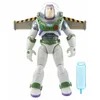 Image de Mattel HJJ37 Disney Pixar Capitaine Buzz l'Éclair Toy Story : figurine articulée et parlante avec propulsion à réaction et effets sonores, 30 cm, figurine de collection, produit dérivé, langue : français