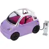 Image de Barbie 2-en-1 voiture électrique - 2 fois voiture de poupée avec station de recharge et coffre de voiture