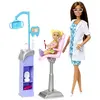 Image de Barbie Jeu de vocation avec poupée - dentiste aux cheveux bruns HKT70