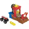 Image de Mattel Hot Wheels Monster Truck Alarme Incendie Démolition HNB90