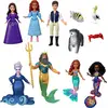 Image de Mattel Disney La Petite Sirène Ensemble de petites poupées et d'amis de la terre et de la mer HND30