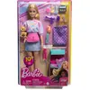 Image de Poupée Barbie MATTEL style Malibu. avec chien HNK95