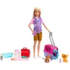 Image de Barbie Coffret Métiers Sauvetage D’Animaux Avec Poupée en occasion ou reconditionné