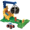Image de MATTEL Hot Wheels MT Arena Smashers HTP18 - Jeu de défi d'attaque Rhinomite avec 1 camion jouet et 2 voitures