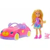 Image de MATTEL Barbie Chelsea et ensemble de véhicules ours en peluche HXN05