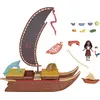 Image de Bateau transformable Vaiana Little Doll