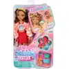 Image de Barbie | Set de poupées Dream Besties - Teresa sur des patins à roulettes - Coloré - Jouets créatifs pour enfants 4+