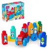 Image de Jeu de construction Mega Bloks Tracteur et Animaux 30 pièces pour tout-petits Multicolore - Neuf