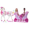 Image de Barbie Notenkraker Snoepjesland Paard en Slee
