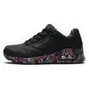 Image de Skechers Baskets Uno Loving Love noir pour femme