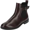 Image de ecco bottine bottine cuir/textile