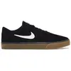 Image de Chaussures de skate Nike Chron 2, pointure : 36,5, couleurs : 002-noir/blanc-noir-gomme marron clair