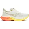 Image de Saucony ENDORPHIN SPEED 5, modèle pour hommes, couleur IVOIRE/ROUGE, taille 46