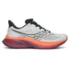 Image de Saucony ENDORPHIN SPEED 5, chaussures de course pour hommes, couleur blanc/rouge, taille 43