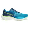 Image de Chaussure de course SAUCONY RIDE 19, couleur cobalt/vert citron, taille 47