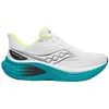 Image de Chaussures de course pour hommes Saucony Triumph 24, couleur blanche et turquoise, taille 43